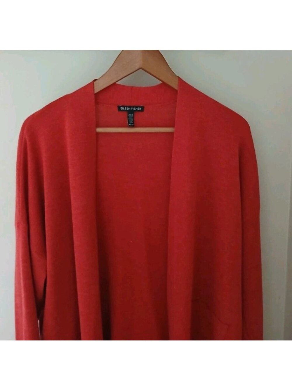 Eileen Fisher Merino Wool Open Cardigan Sweater - Picture 2 of 10